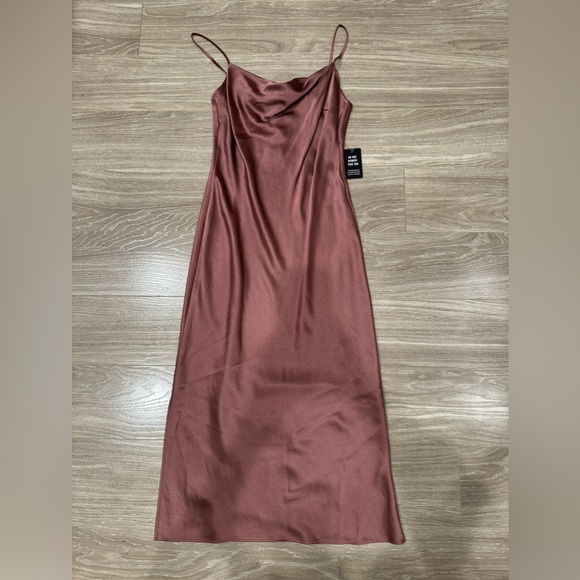 NWT Express Satin Midi Dress - Picture 7 of 10